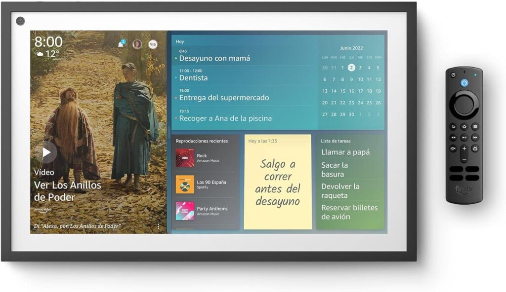 Echo Show 15 + Mando | Pantalla inteligente Full HD